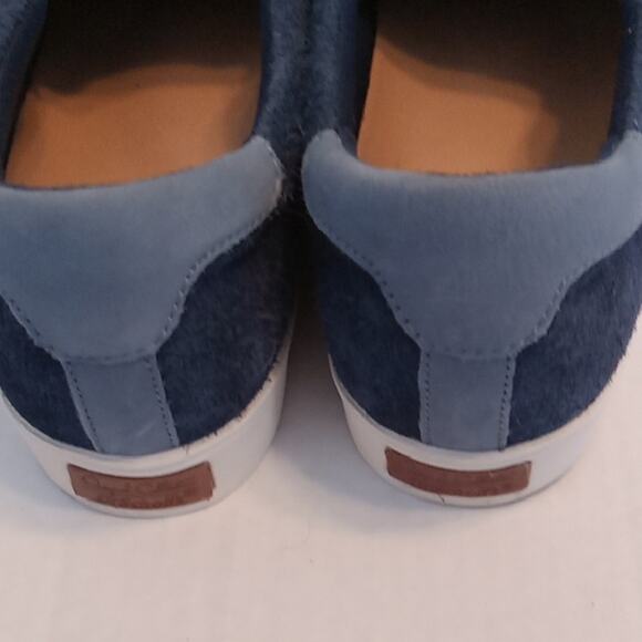 Dr.Scholl's Original Collection Women's Size 8.5 Blue Suede Slip-On Shoes.Comfy - Picture 4 of 6